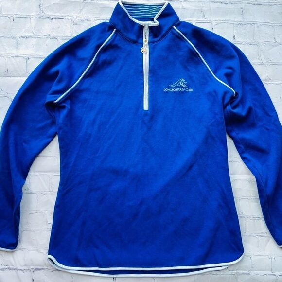 Bobby Jones Tops - EUC Women’s Large Clover By Bobby Jones 1/4 Zip Pullover Sweatshirt